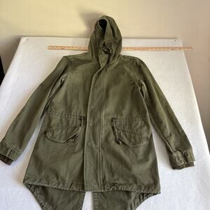 Charles and A Half Cargo Utility Jacket Urban Outfitters Army Jacket Med Y2K